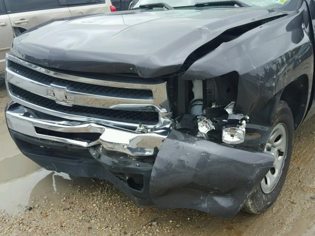 1GCRCREA7BZ347537 - 2011 CHEVROLET SILVERADO GRAY photo 9