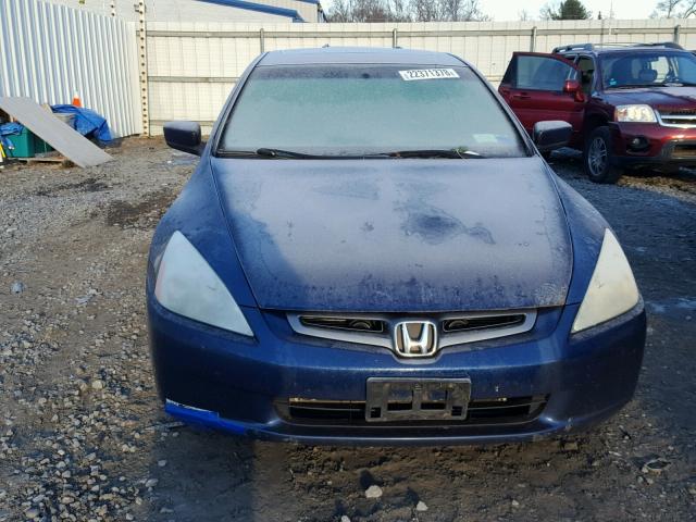 1HGCM56653A044246 - 2003 HONDA ACCORD EX BLUE photo 9