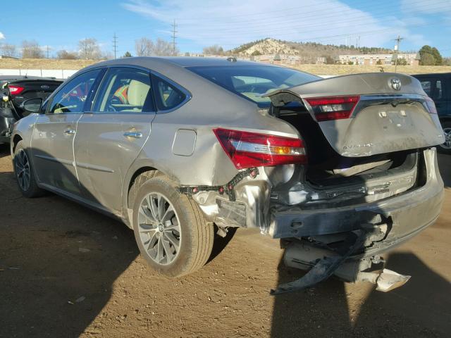 4T1BK1EB8GU208550 - 2016 TOYOTA AVALON XLE GRAY photo 3
