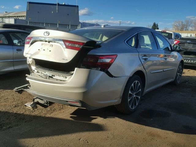 4T1BK1EB8GU208550 - 2016 TOYOTA AVALON XLE GRAY photo 4