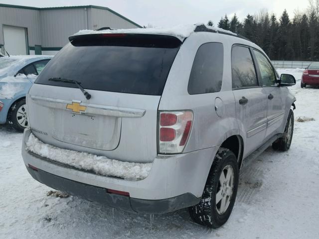 2CNDL13FX96235102 - 2009 CHEVROLET EQUINOX LS GRAY photo 4