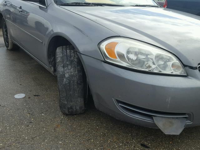 2G1WB58K069435843 - 2006 CHEVROLET IMPALA LS GRAY photo 9