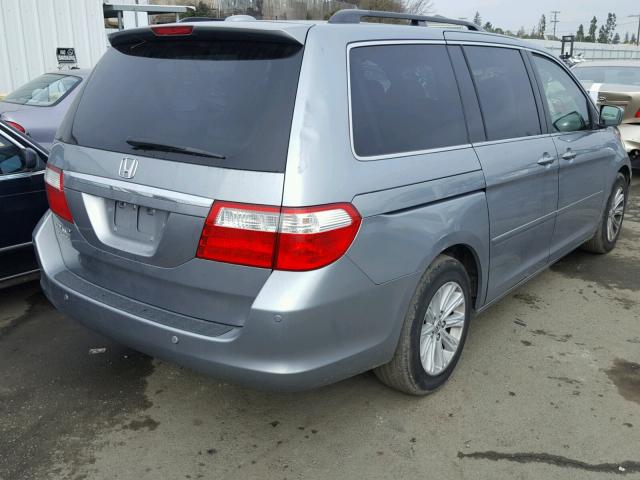 5FNRL38836B002152 - 2006 HONDA ODYSSEY TO BLUE photo 4