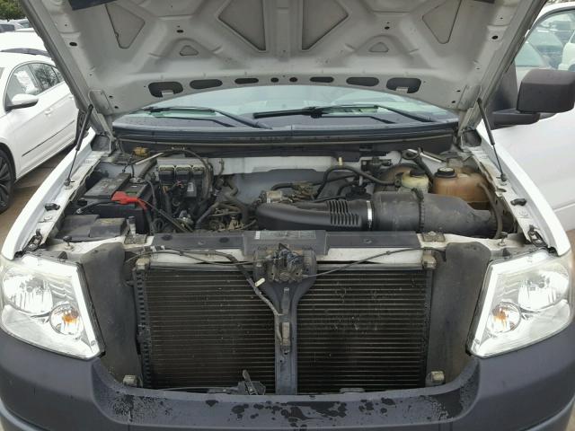 1FTRF12W27KC65174 - 2007 FORD F150 WHITE photo 7