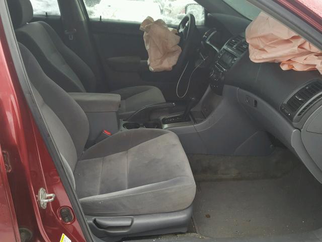 1HGCM56674A146049 - 2004 HONDA ACCORD EX MAROON photo 5