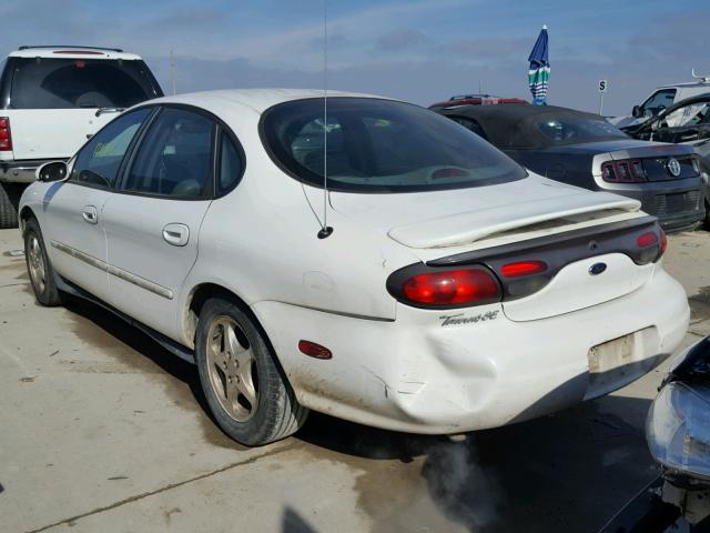 1FAFP53S8XA265419 - 1999 FORD TAURUS SE WHITE photo 3