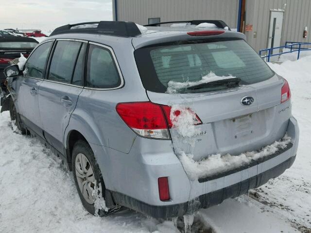 4S4BRCAC5C3261809 - 2012 SUBARU OUTBACK 2. SILVER photo 3