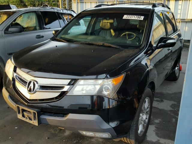 2HNYD28377H508418 - 2007 ACURA MDX TECHNO BLACK photo 2