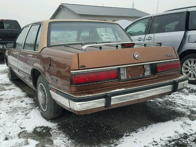 1G4HR54C9JH454000 - 1988 BUICK LESABRE LI BROWN photo 3