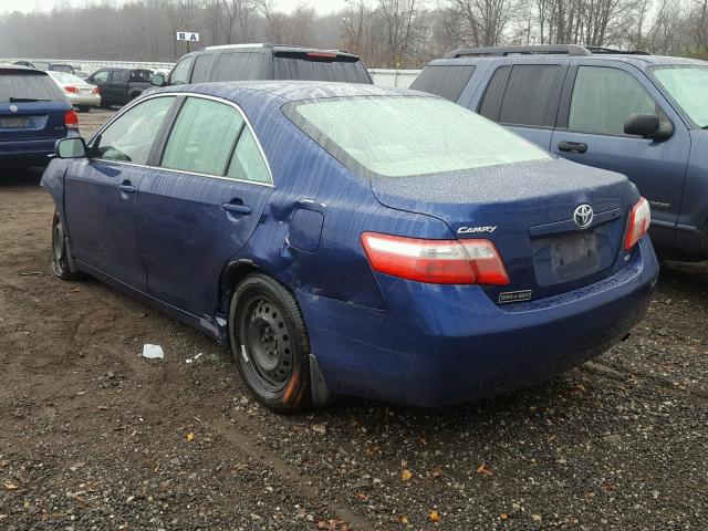 JTNBE46K173003861 - 2007 TOYOTA CAMRY NEW BLUE photo 3