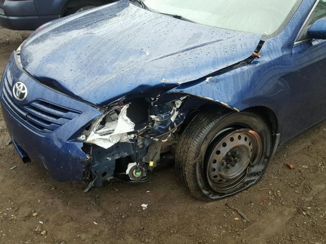 JTNBE46K173003861 - 2007 TOYOTA CAMRY NEW BLUE photo 9