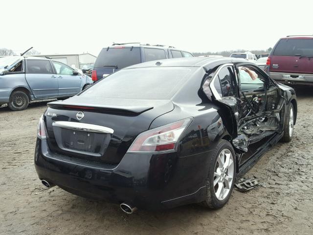 1N4AA5AP6CC849696 - 2012 NISSAN MAXIMA S BLACK photo 4