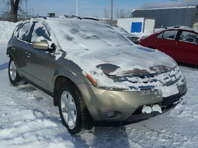 JN8AZ08W85W431987 - 2005 NISSAN MURANO SL GOLD photo 1