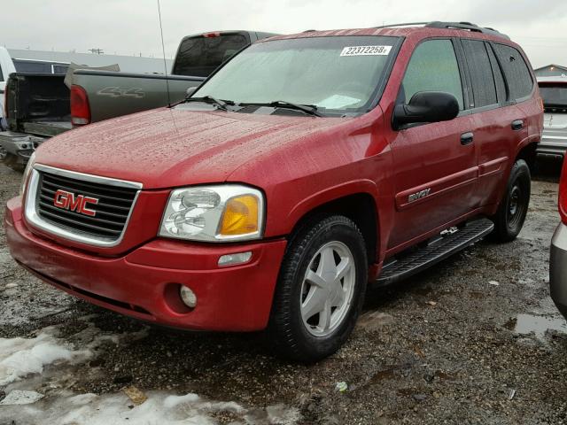 1GKDS13S232214645 - 2003 GMC ENVOY BURGUNDY photo 2