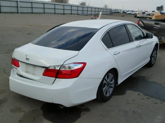 1HGCR2F3XEA195690 - 2014 HONDA ACCORD LX WHITE photo 4