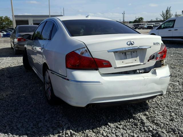 JNKBY01F48M551071 - 2008 INFINITI M45 WHITE photo 3