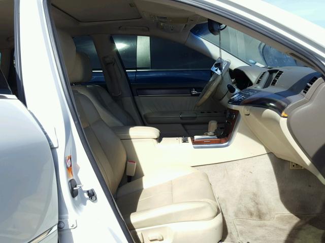 JNKBY01F48M551071 - 2008 INFINITI M45 WHITE photo 5