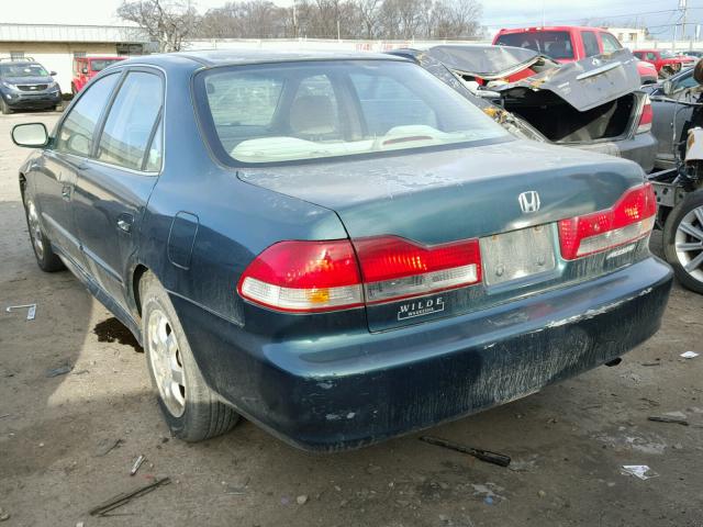 1HGCG55602A026129 - 2002 HONDA ACCORD EX GREEN photo 3