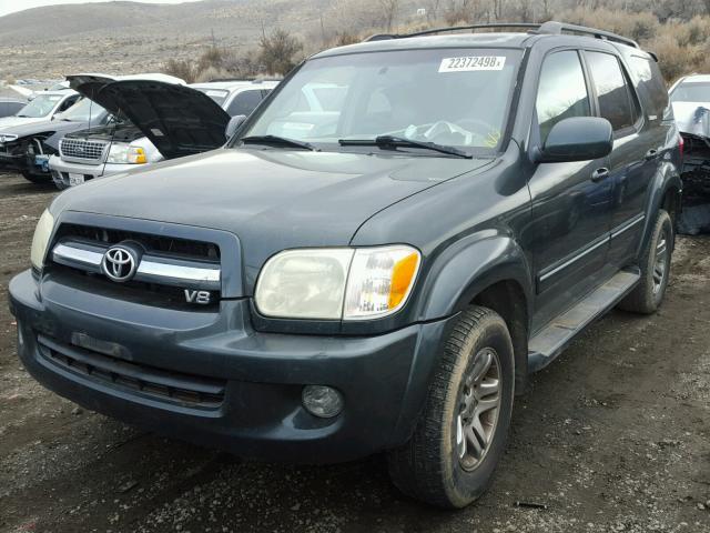 5TDBT48AX6S269150 - 2006 TOYOTA SEQUOIA LI GREEN photo 2