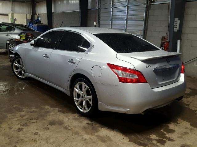 1N4AA51E39C858623 - 2009 NISSAN MAXIMA S SILVER photo 3