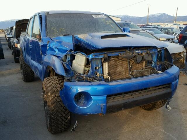 3TMLU42N96M003373 - 2006 TOYOTA TACOMA DOU BLUE photo 1