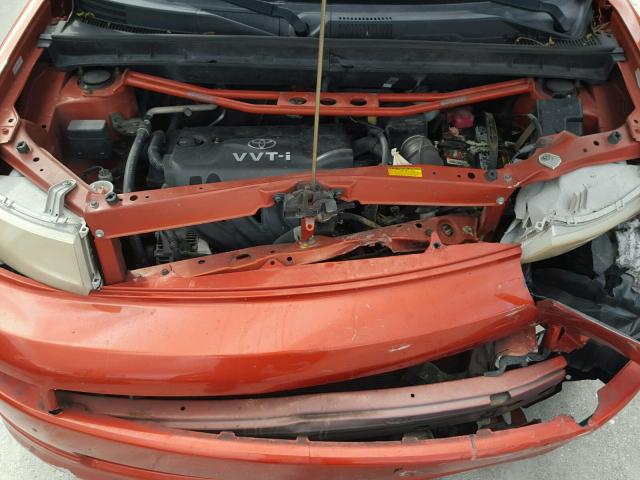JTLKT324940162799 - 2004 TOYOTA SCION XB ORANGE photo 7
