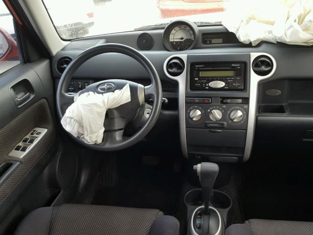 JTLKT324940162799 - 2004 TOYOTA SCION XB ORANGE photo 9