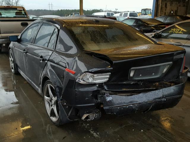 19UUA66244A012096 - 2004 ACURA TL BLACK photo 3