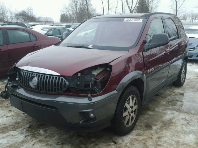 3G5DA03E92S565422 - 2002 BUICK RENDEZVOUS BURGUNDY photo 2