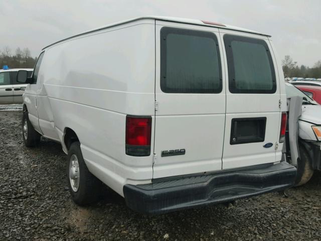 1FTNS24L78DB01525 - 2008 FORD ECONOLINE WHITE photo 3