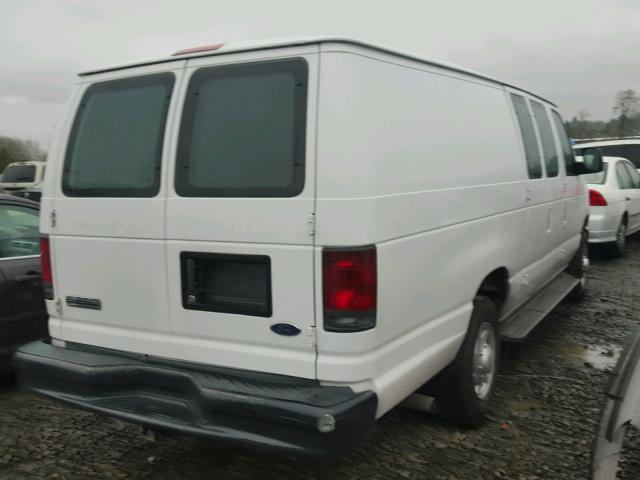 1FTNS24L78DB01525 - 2008 FORD ECONOLINE WHITE photo 4