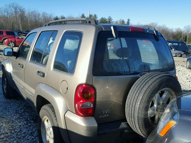 1J4GL58KX3W614235 - 2003 JEEP LIBERTY LI BROWN photo 3