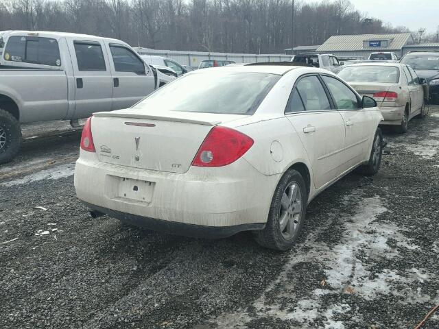 1G2ZH528254110617 - 2005 PONTIAC G6 GT WHITE photo 4