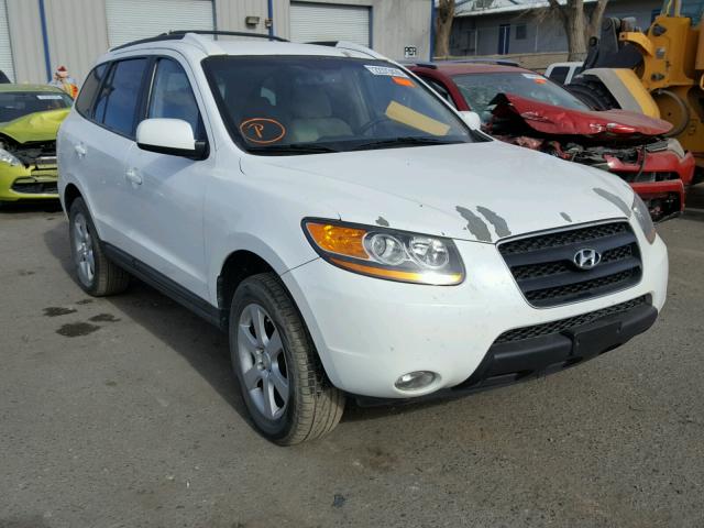 5NMSH13E79H332822 - 2009 HYUNDAI SANTA FE S WHITE photo 1