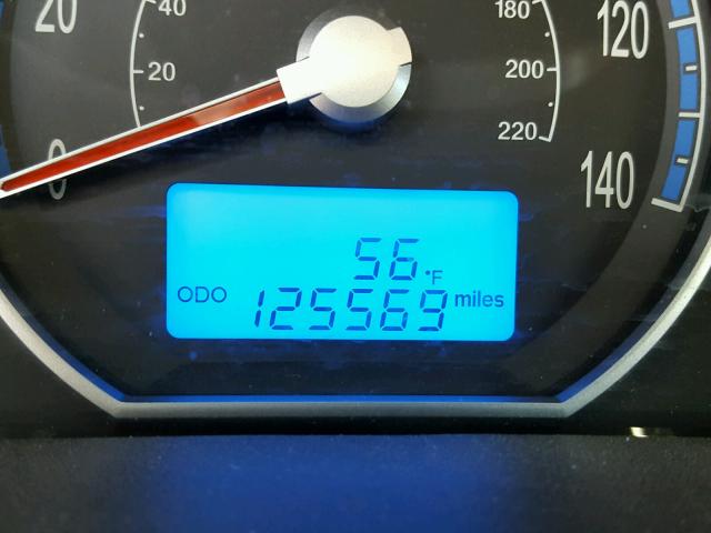 5NMSH13E79H332822 - 2009 HYUNDAI SANTA FE S WHITE photo 8