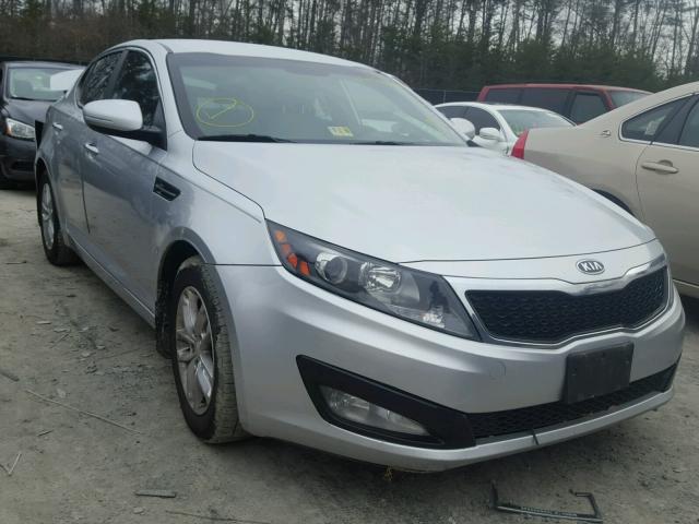 KNAGM4A76C5284552 - 2012 KIA OPTIMA LX SILVER photo 1