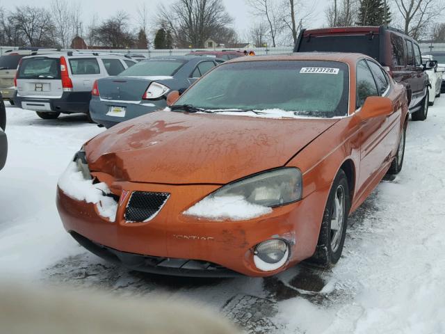 2G2WS522141128228 - 2004 PONTIAC GRAND PRIX ORANGE photo 2