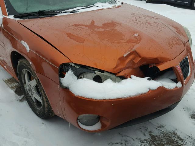 2G2WS522141128228 - 2004 PONTIAC GRAND PRIX ORANGE photo 9