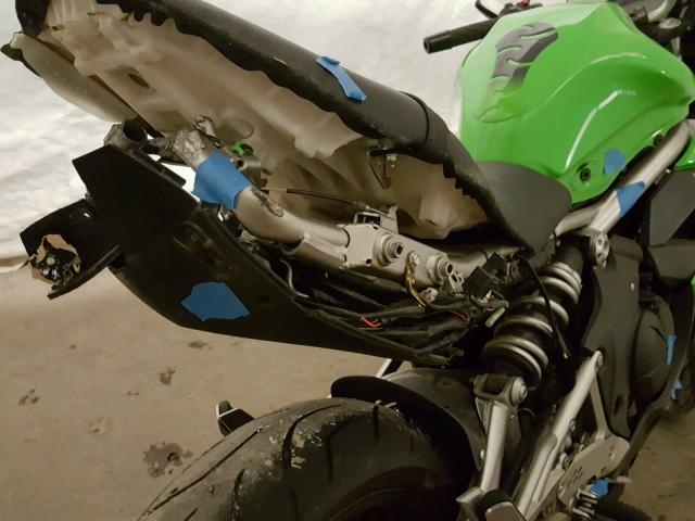 JKAEXEC169DA32666 - 2009 KAWASAKI EX650 C GREEN photo 9