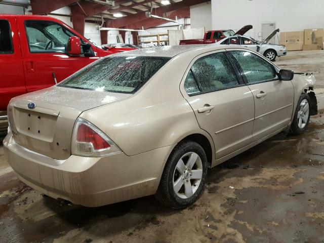 3FAFP07Z26R188948 - 2006 FORD FUSION SE TAN photo 4