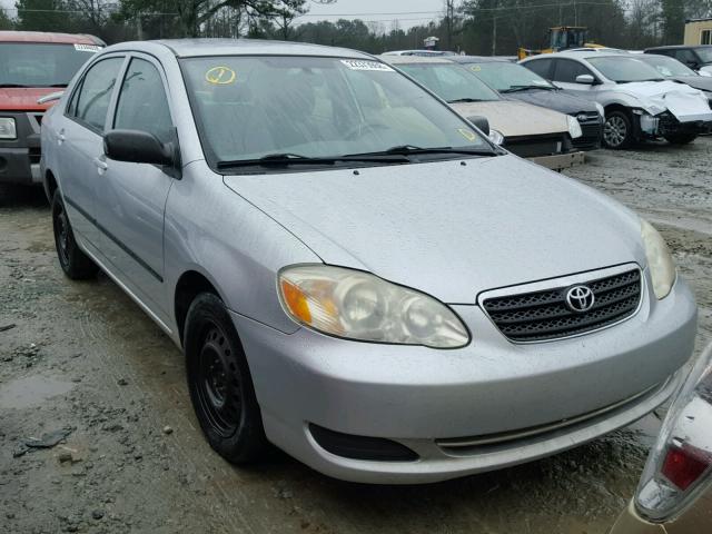 JTDBR32E050056570 - 2005 TOYOTA COROLLA CE SILVER photo 1