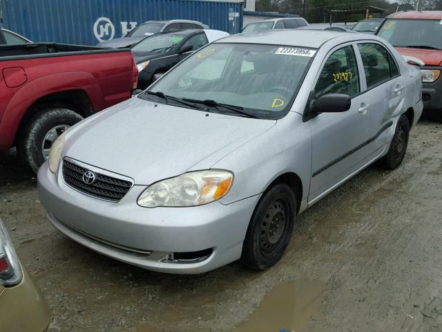 JTDBR32E050056570 - 2005 TOYOTA COROLLA CE SILVER photo 2