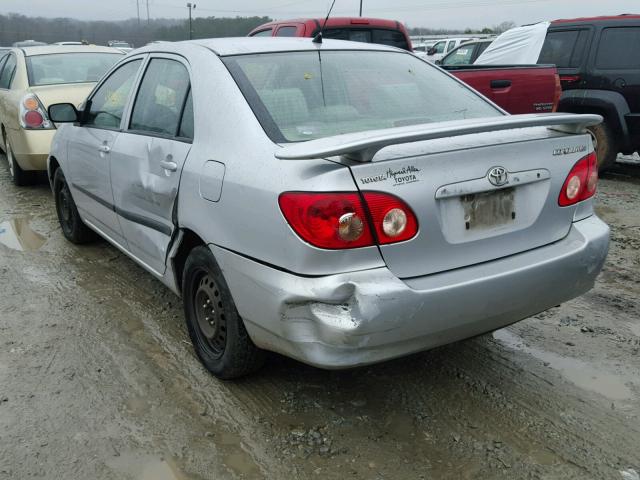 JTDBR32E050056570 - 2005 TOYOTA COROLLA CE SILVER photo 3