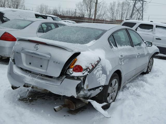 1N4AL21E07C190379 - 2007 NISSAN ALTIMA 2.5 SILVER photo 4