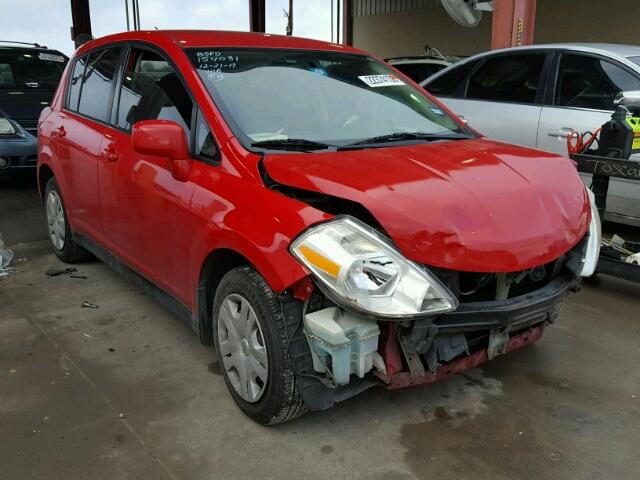 3N1BC13E57L403789 - 2007 NISSAN VERSA S RED photo 1