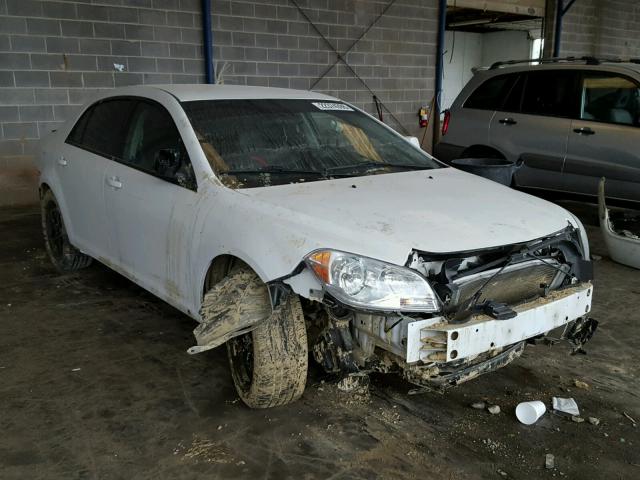 1G1ZH57B894267812 - 2009 CHEVROLET MALIBU 1LT WHITE photo 1