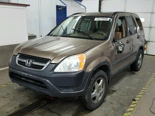 JHLRD788X3C007882 - 2003 HONDA CR-V EX BROWN photo 2