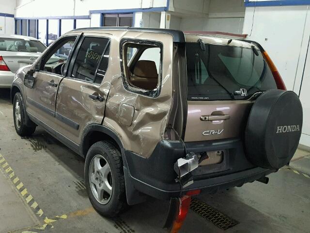 JHLRD788X3C007882 - 2003 HONDA CR-V EX BROWN photo 3