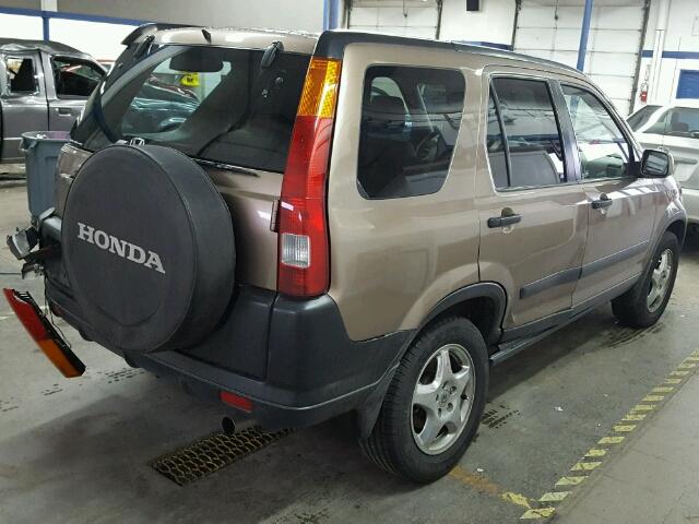 JHLRD788X3C007882 - 2003 HONDA CR-V EX BROWN photo 4