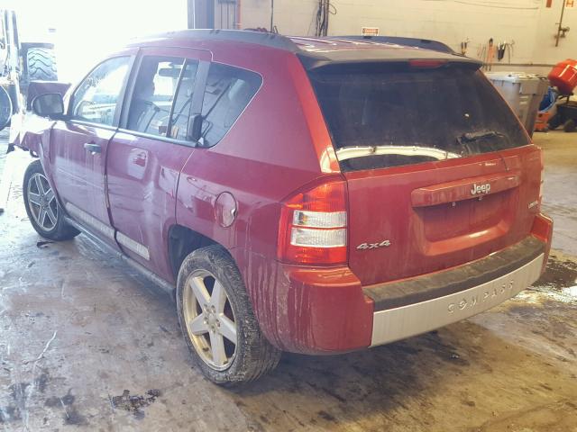 1J8FF57W97D234469 - 2007 JEEP COMPASS LI RED photo 3